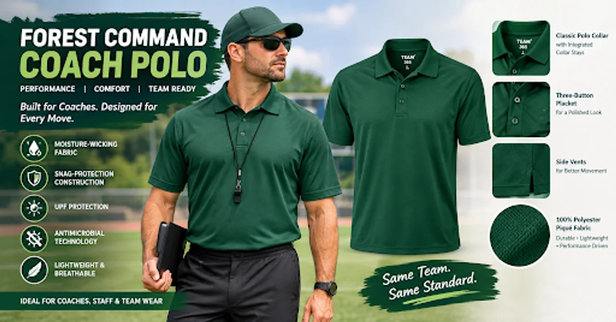 Forest Command Coach Polo